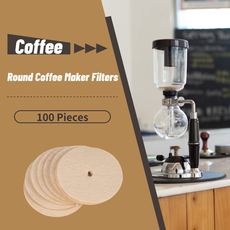 Oumij 100pcs Round Coffee Maker Filters, Coffee Filter Papers, Universal Replacement Vietnamese Coffee Maker Filter, for Home Kitchen, Drip Filter Papers, Restaurant Supplies - Image 2